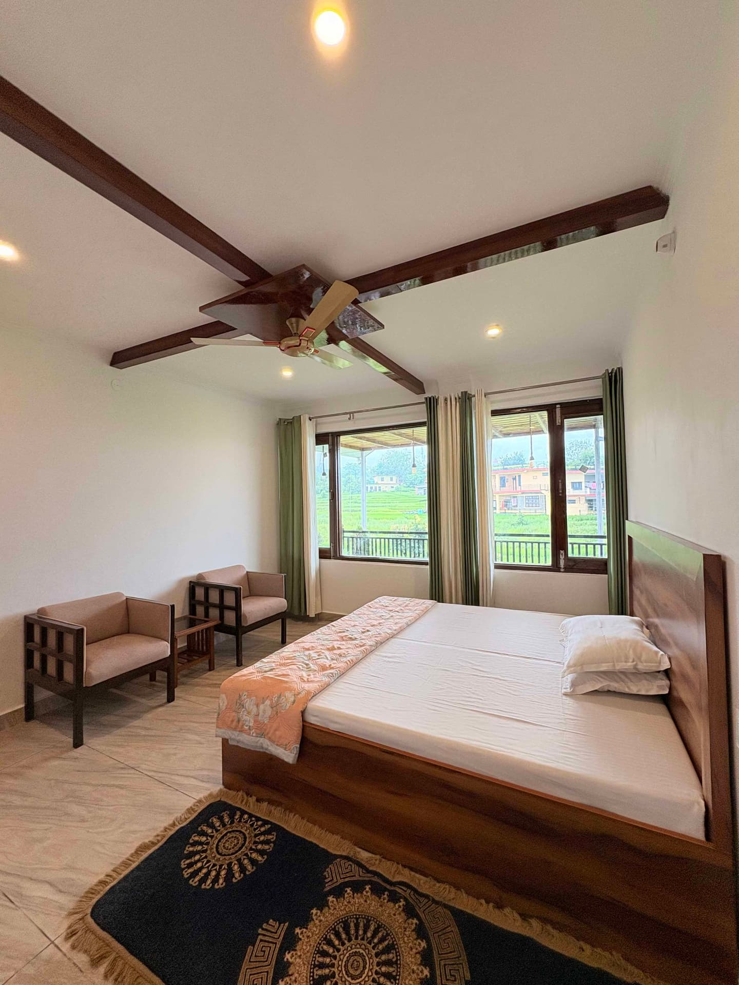 Mountain Haven suite bedroom view